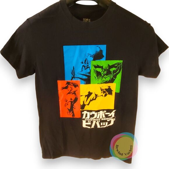 Funimation Other - Cowboy Bebop Anime Shirt Mens Small Black Spike Faye Jet
